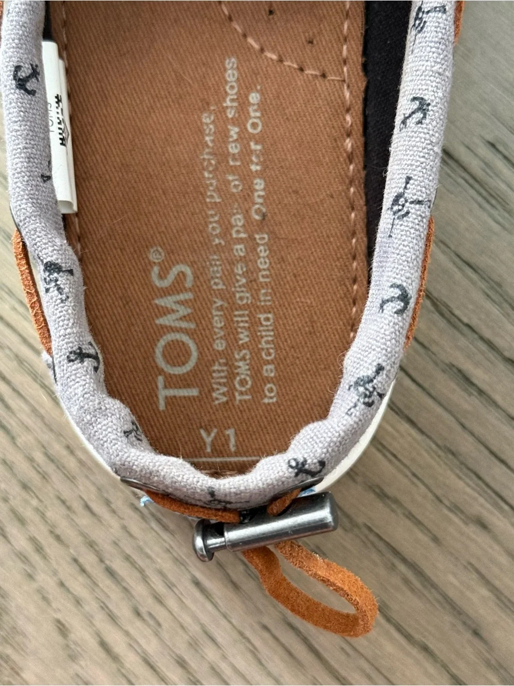 Toms Gray Canvas Slip-On Sneakers for Kids